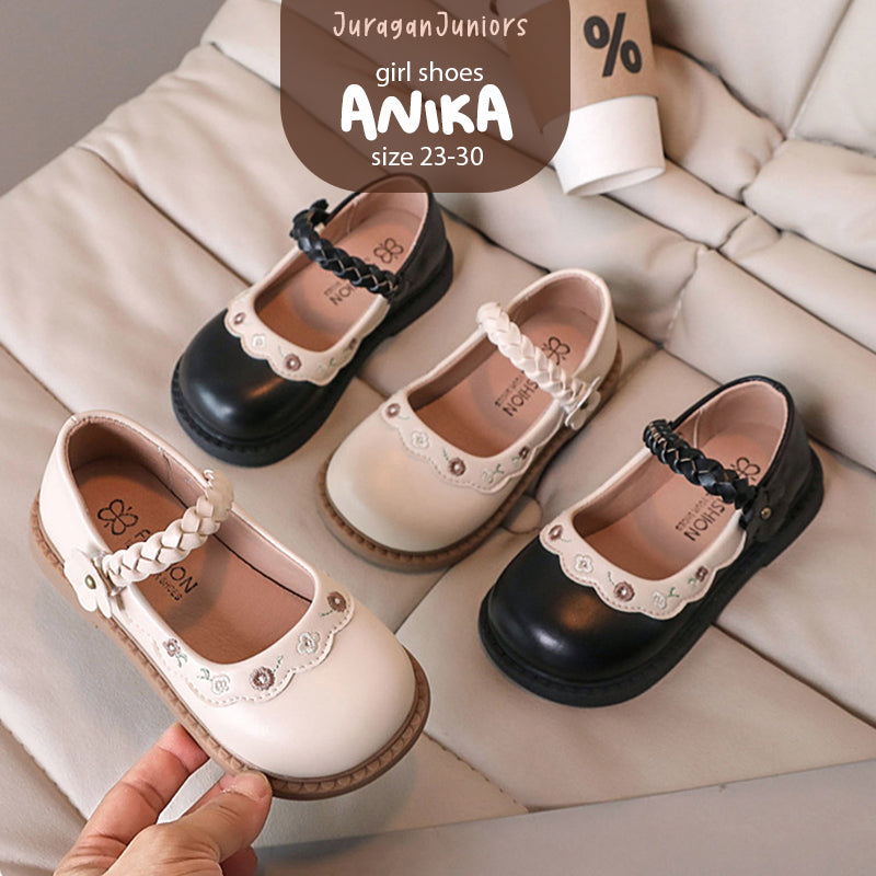 Super Junior [COD] Sepatu Anika Sepatu Anak Perempuan Import 23-35 Usia 1,5-5 Tahun
