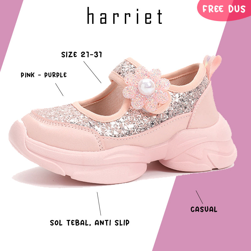 Sepatu Sandal HARRIET Sepatu Sandal Anak Perempuan Import 27-37 Usia 2-10Tahun