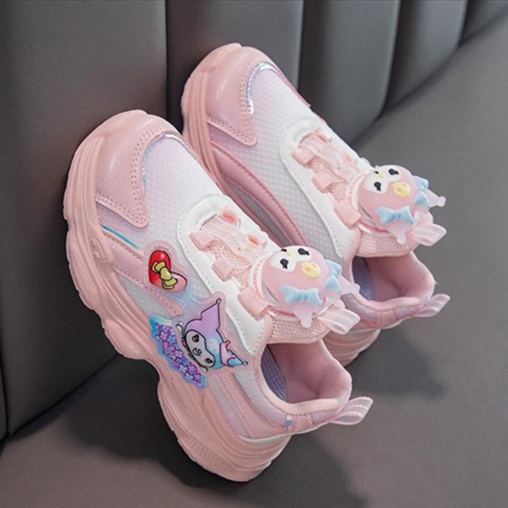 Sepatu KUROMI KIKO Sepatu Anak Perempuan Import 26-37 Usia 2-10Tahun