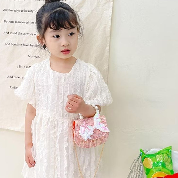Tas ELODI MERMAID B Tas Tangan Mutiara Anak Perempuan Import