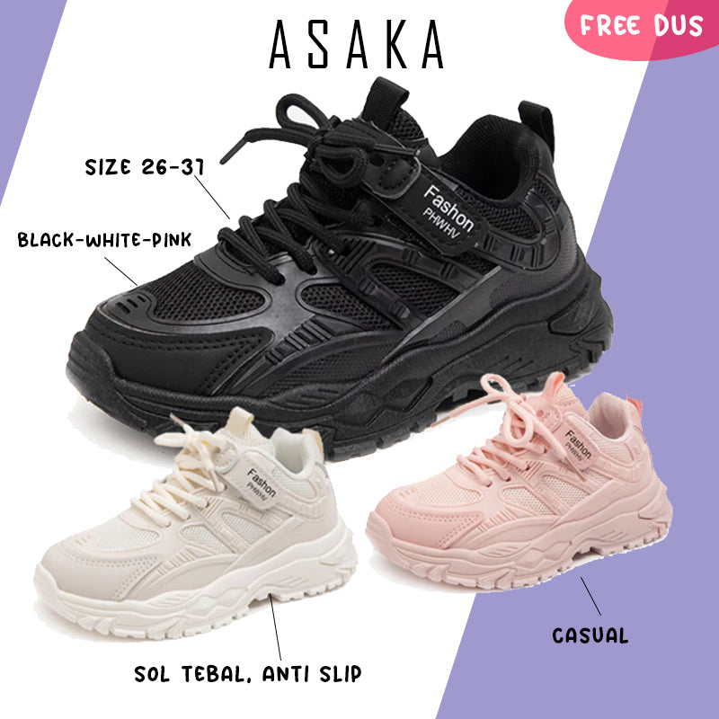 Sepatu Anak Laki-laki Dan Perempuan Import 26-37 Usia 2-10 Tahun