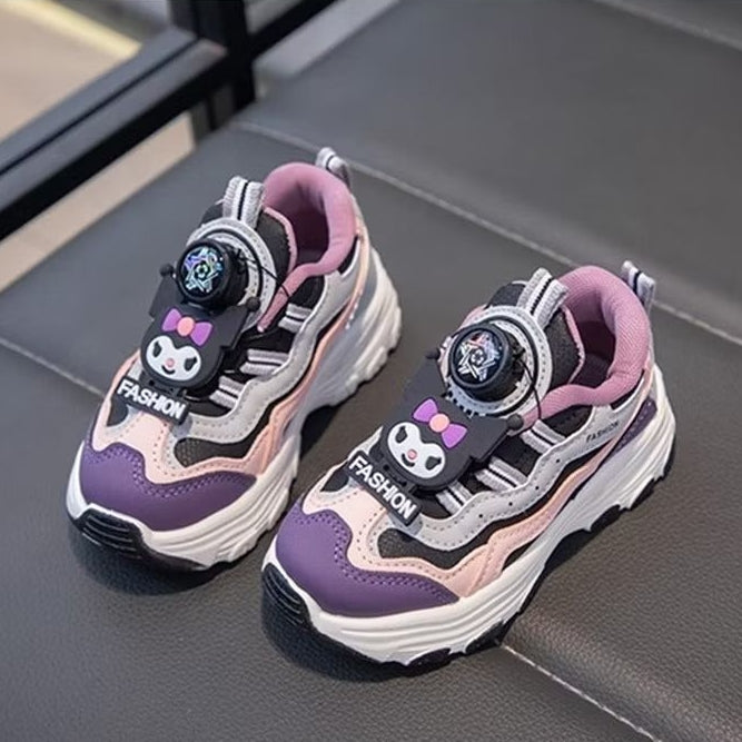 Super Junior [COD] Sepatu KUROMI WINI Sepatu Anak Perempuan Import 26-37 Usia 2-10 Tahun