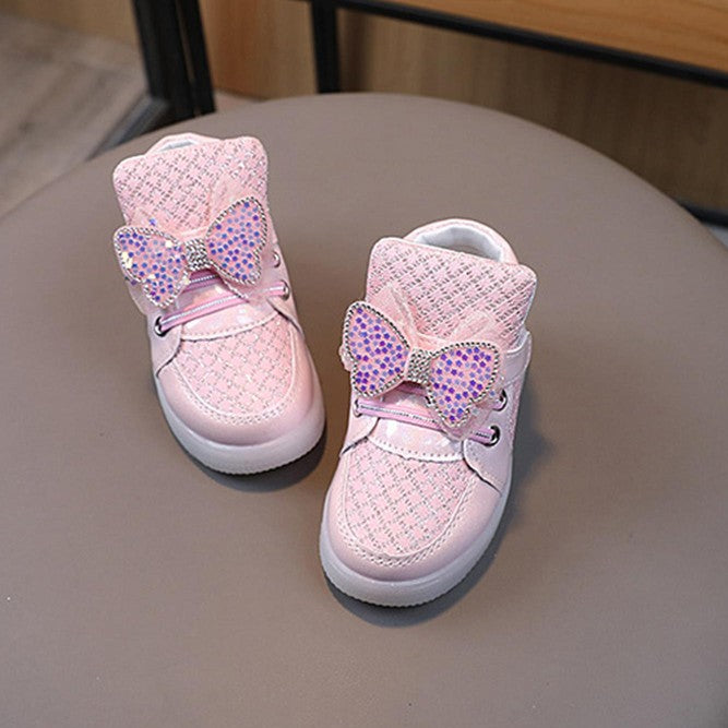 Sepatu CINDERLIN Sepatu LED Anak Perempuan Import 21-30 Usia 1-5 Tahun