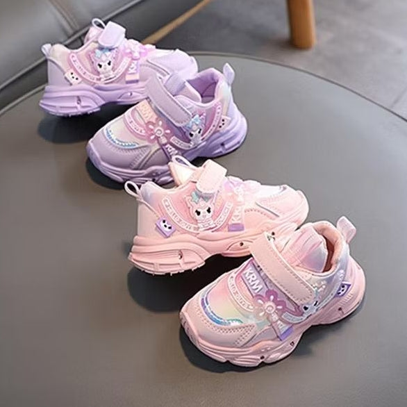 Sepatu KUROMI TUTU Sepatu LED Anak Perempuan Import 21-30 Usia 1-5Tahun