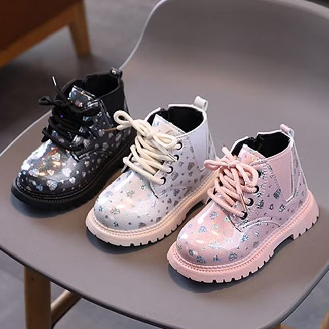 Super Junior [COD] Sepatu SHINJU Sepatu Boots Anak Perempuan Import 21-30 Usia 1-5Tahun