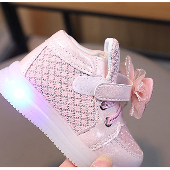 Sepatu CINDERLIN Sepatu LED Anak Perempuan Import 21-30 Usia 1-5 Tahun