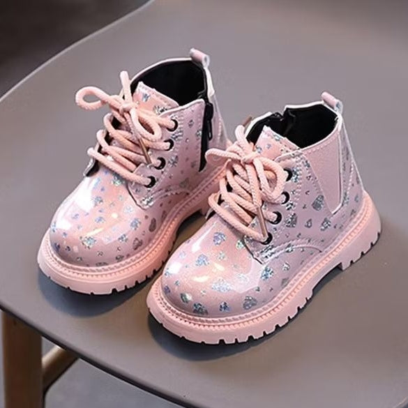Super Junior [COD] Sepatu SHINJU Sepatu Boots Anak Perempuan Import 21-30 Usia 1-5Tahun