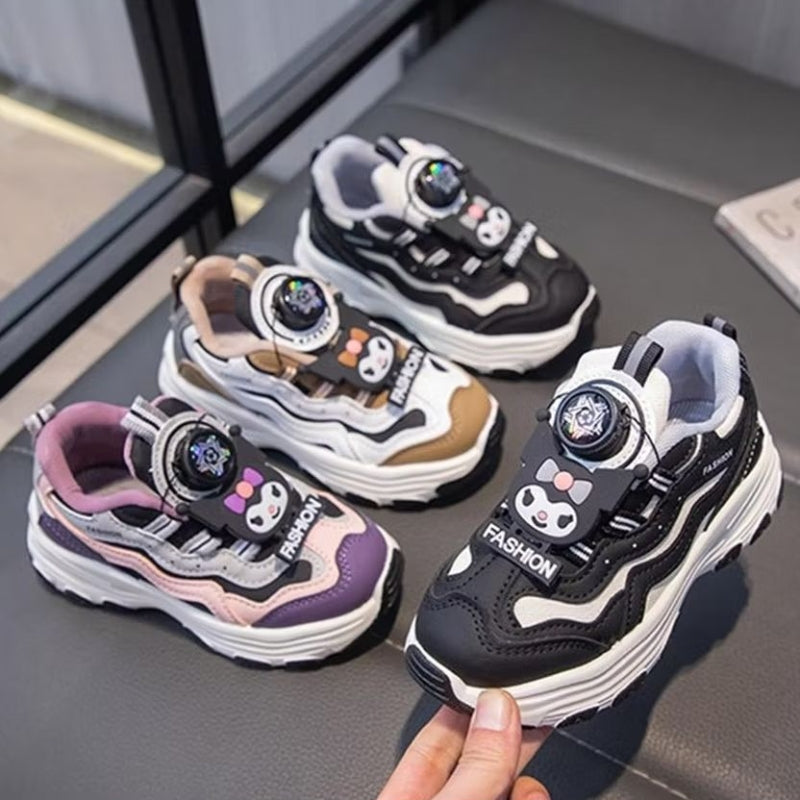 Super Junior [COD] Sepatu KUROMI WINI Sepatu Anak Perempuan Import 26-37 Usia 2-10 Tahun