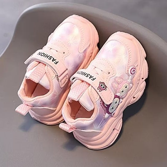 Sepatu LABUBU MERLIN Sepatu LED Anak Perempuan Import 21-30 Usia 1-5 Tahun