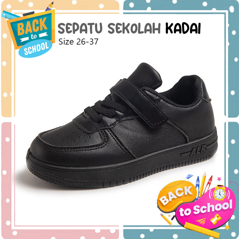 Sepatu Sekolah KADAI Sekolah Anak Laki-laki Dan Perempuan Import 26-37 Usia 2-10Tahun