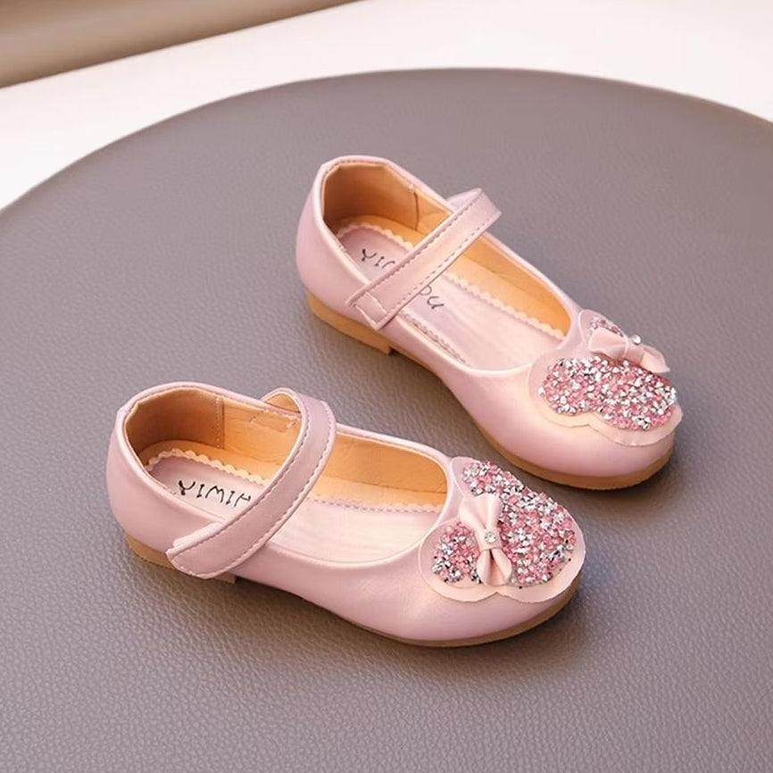 Sepatu DIRA Sepatu Pesta Flat Shoes Anak Perempuan Import 26-34 Usia 1-6 Tahun