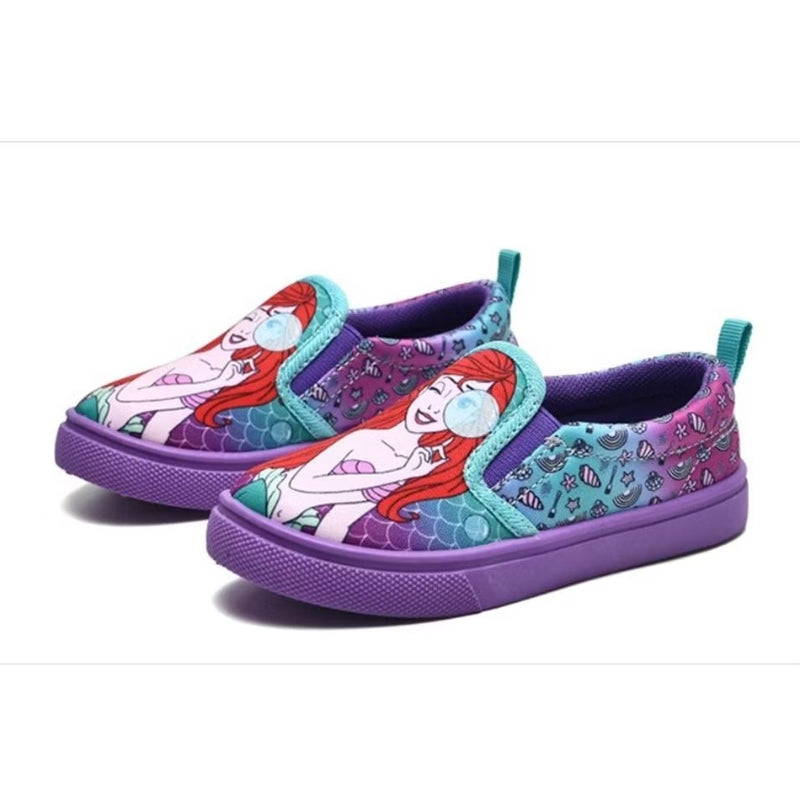 Sepatu PRINCESS ARIEL MERMAID Sepatu Anak Perempuan Import 24-29 Usia 2-6 Tahun