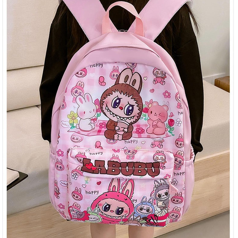 Tas SEKOLAH RANSEL SD LABUBU ALORA Ransel Anak Perempuan Import Karakter