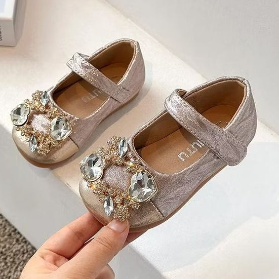 Sepatu VELVET Sepatu Pesta Anak Perempuan Import 23-34 Usia 1-7 Tahun