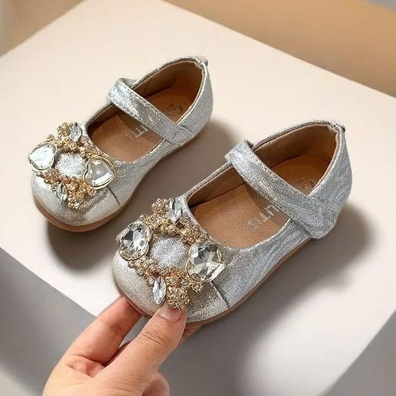 Sepatu VELVET Sepatu Pesta Anak Perempuan Import 23-34 Usia 1-7 Tahun