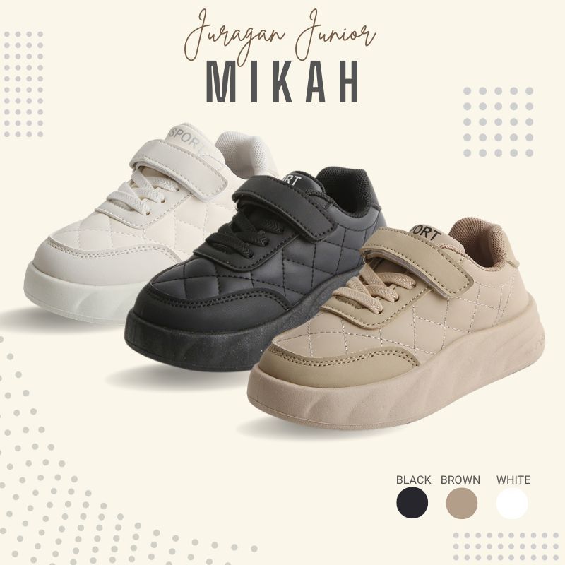 Sepatu MIKAH Sepatu Anak Laki-laki Dan Perempuan Import 24-32 Usia 2-7Tahun