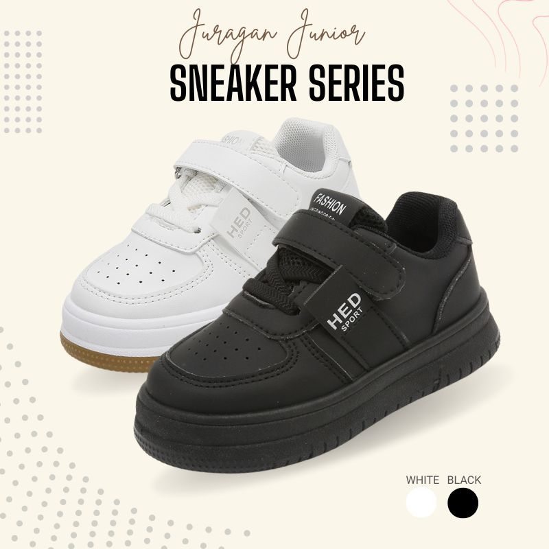 HEWID Sepatu Sekolah Anak Laki-laki Dan Perempuan Import 27-38 Usia 2-12 Tahun