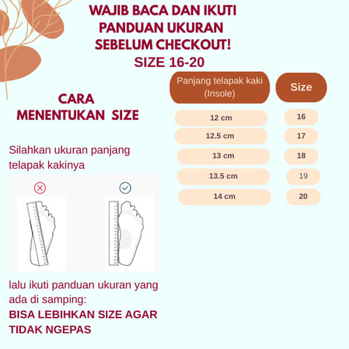 Sepatu ALIZA Sepatu Anak Perempuan Import 16-20 Usia 6bulan-1,5tahun