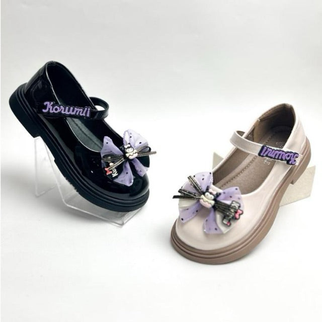 Sepatu Flat shoes Kuromi Mochi Sepatu Pesta Anak Perempuan Import 21-34 Usia 1-7 Tahun