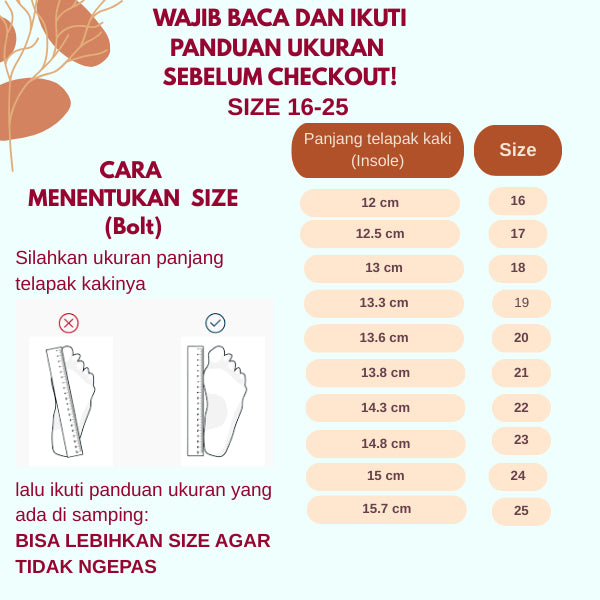 Sepatu CHARIA Sepatu anak Perempuan Import 16-25 Usia 6bulan-2 Tahun