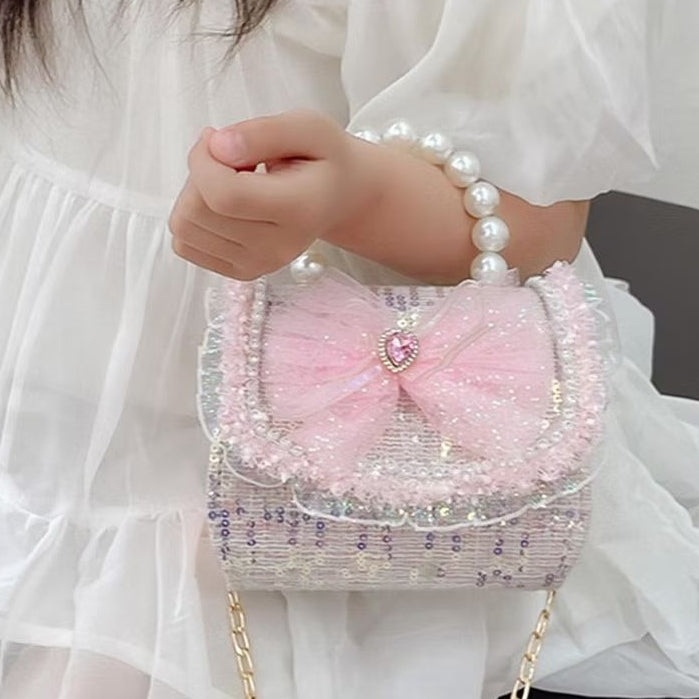 Tas Tangan Selempang Uang Lebaran ELODI PITA B Tas Tangan Mutiara Anak Perempuan Import