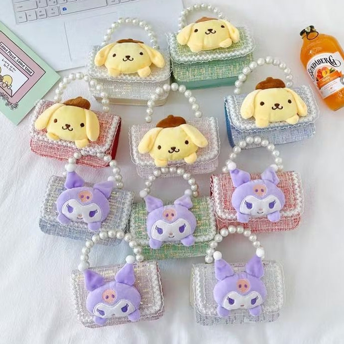 Tas Selempang Tas Anak Uang Lebaran 2026 Lovelle Pearl Tas Tangan Mutiara Anak Perempuan Import