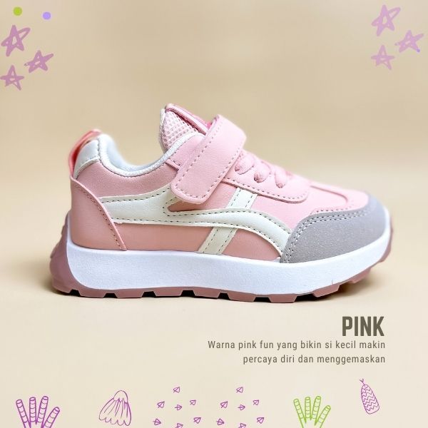 Sepatu ZENIX Sepatu Anak Perempuan Dan Laki-laki Import 26-37 Usia 2-10 Tahun