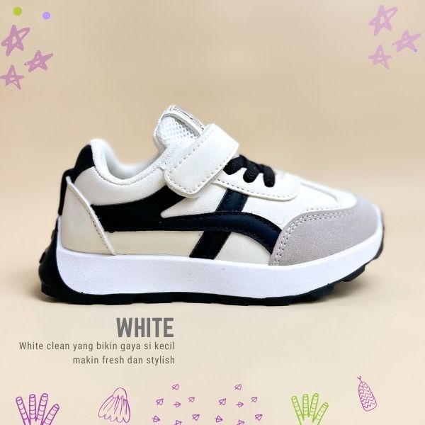 Sepatu ZENIX Sepatu Anak Perempuan Dan Laki-laki Import 26-37 Usia 2-10 Tahun