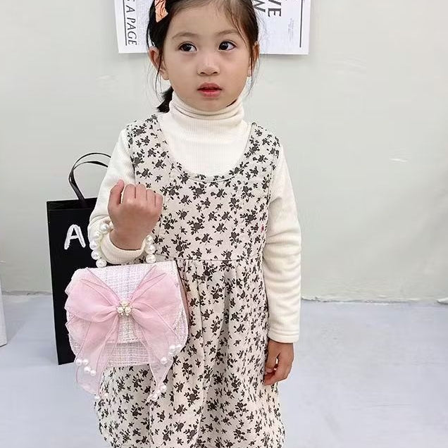 Tas Anak Selempang Tas Uang Lebaran 2026 Tas Princess Pastel Dream Tas Tangan Mutiara Anak Perempuan Import