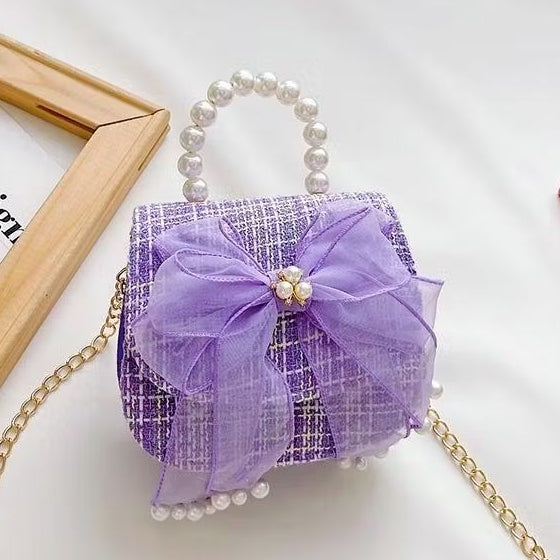 Tas Anak Selempang Tas Uang Lebaran 2026 Tas Princess Pastel Dream Tas Tangan Mutiara Anak Perempuan Import