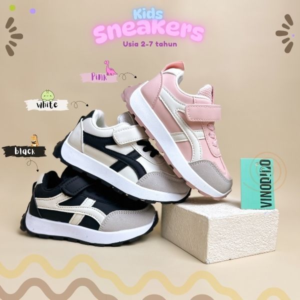 Sepatu ZENIX Sepatu Anak Perempuan Dan Laki-laki Import 26-37 Usia 2-10 Tahun
