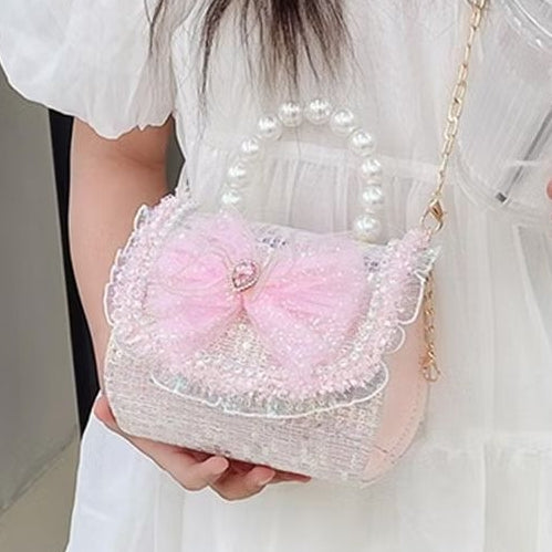 Tas Tangan Selempang Uang Lebaran ELODI PITA B Tas Tangan Mutiara Anak Perempuan Import