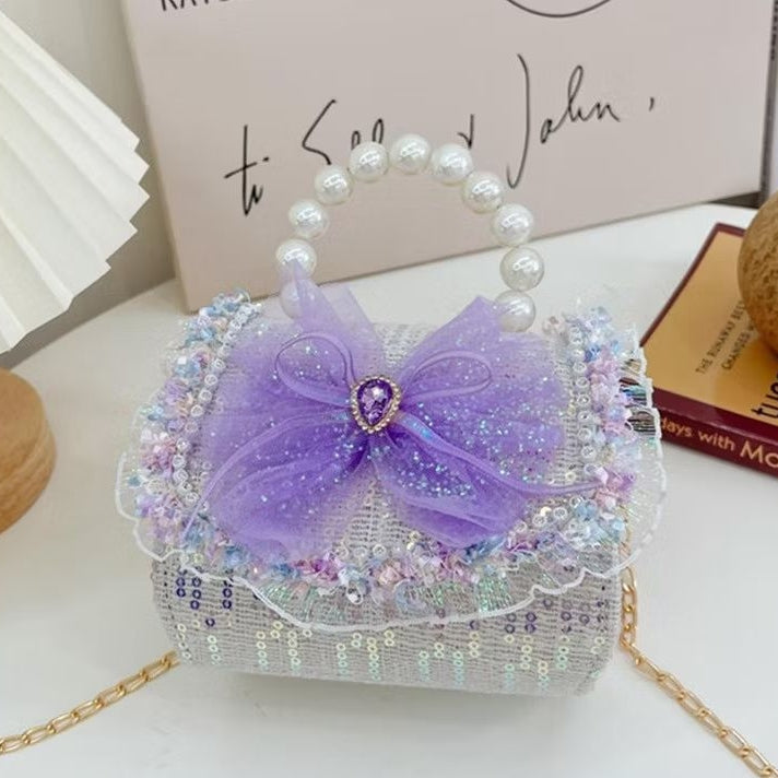 Tas Tangan Selempang Uang Lebaran ELODI PITA B Tas Tangan Mutiara Anak Perempuan Import