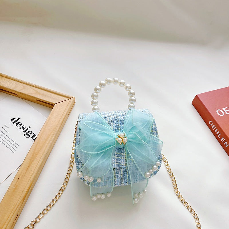 Tas Anak Selempang Tas Uang Lebaran 2026 Tas Princess Pastel Dream Tas Tangan Mutiara Anak Perempuan Import