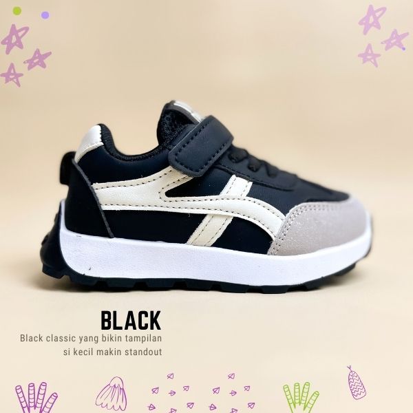 Sepatu ZENIX Sepatu Anak Perempuan Dan Laki-laki Import 26-37 Usia 2-10 Tahun