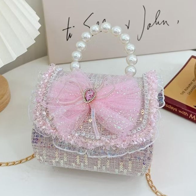 Tas Tangan Selempang Uang Lebaran ELODI PITA B Tas Tangan Mutiara Anak Perempuan Import