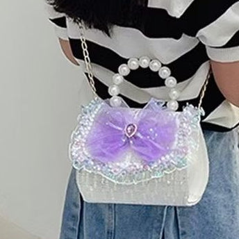 Tas Tangan Selempang Uang Lebaran ELODI PITA B Tas Tangan Mutiara Anak Perempuan Import