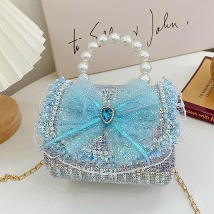 Tas Tangan Selempang Uang Lebaran ELODI PITA B Tas Tangan Mutiara Anak Perempuan Import
