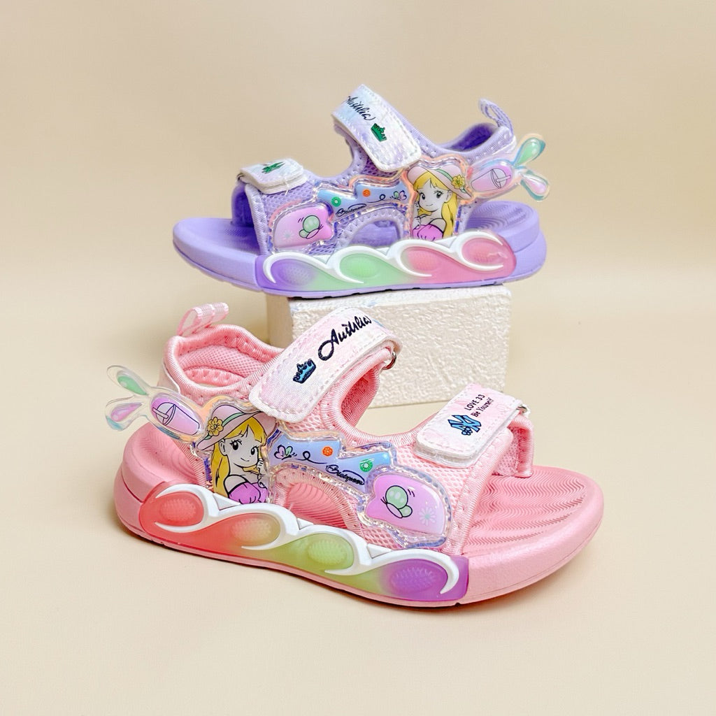Sandal CASIA Sandal Anak Perempuan Import 26-31 Usia 3-6 Tahun