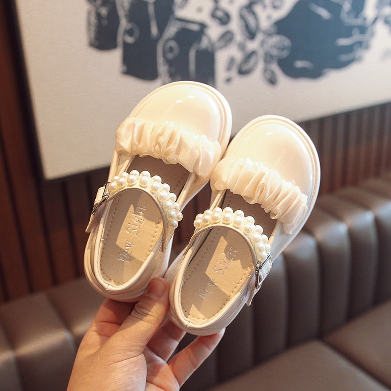 Super Junior [COD] Sepatu RIMPEL Pesta Anak Perempuan Import Size 26-36