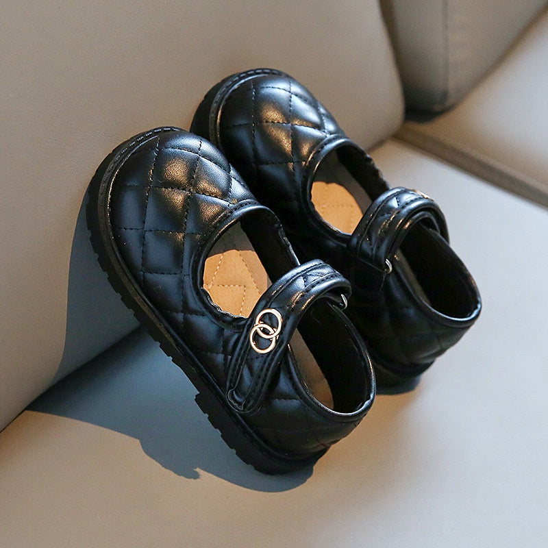 Sepatu EMER PESTA Flat Shoes Anak Perempuan Import Size 21-30 Usia 1-5Tahun