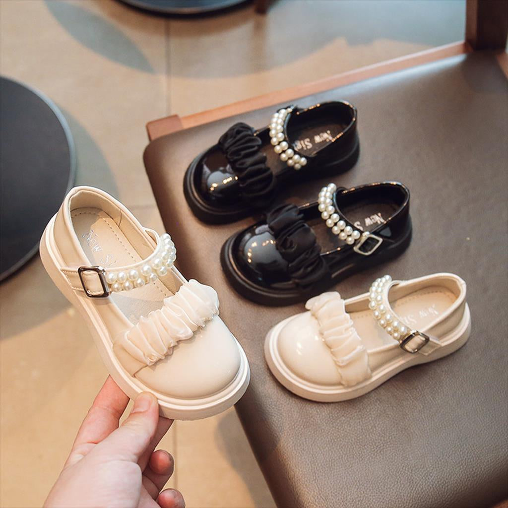 Super Junior [COD] Sepatu RIMPEL Pesta Anak Perempuan Import Size 26-36