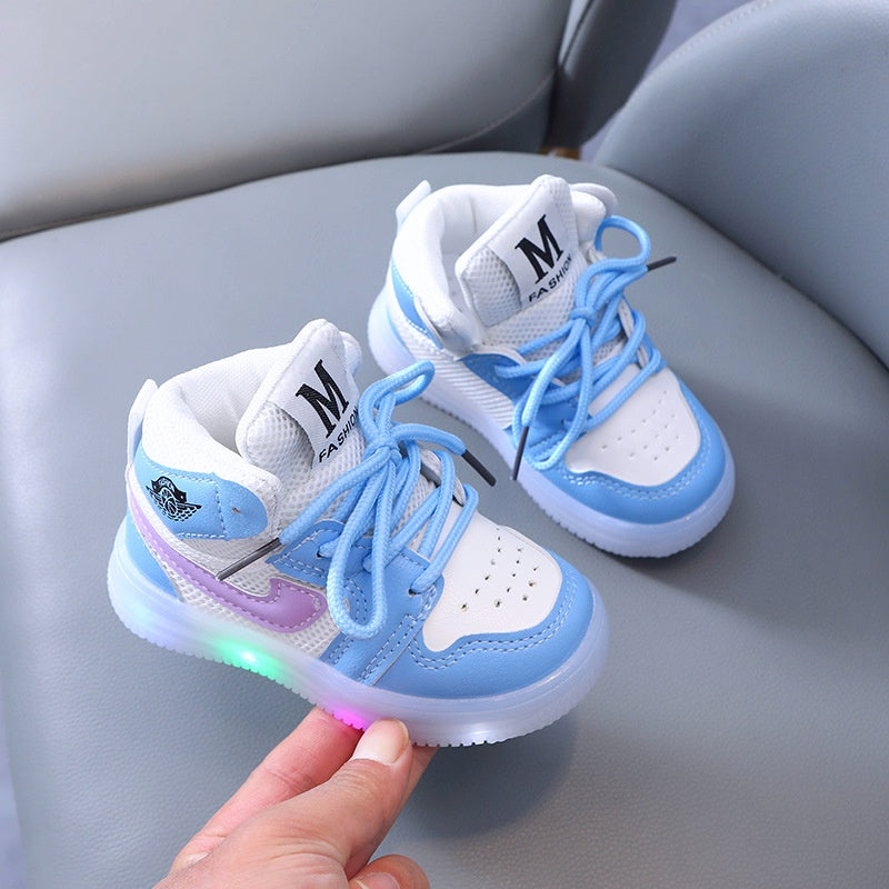 Sepatu EVER Sepatu anak Perempuan Dan Laki-Laki LED Import 21-30