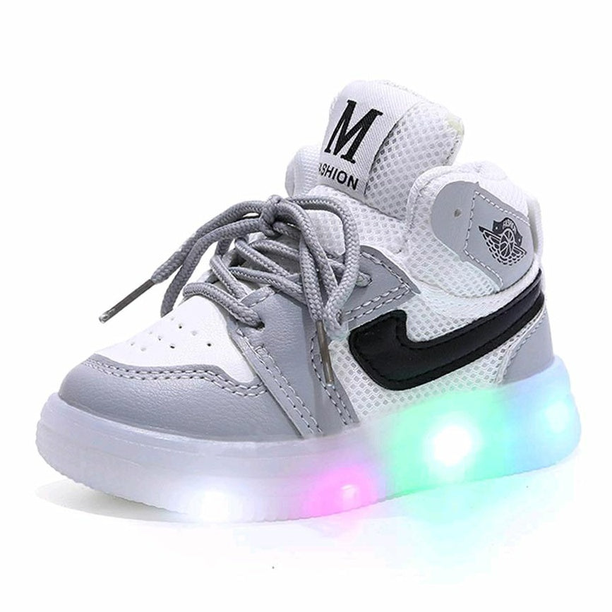 Sepatu EVER Sepatu anak Perempuan Dan Laki-Laki LED Import 21-30