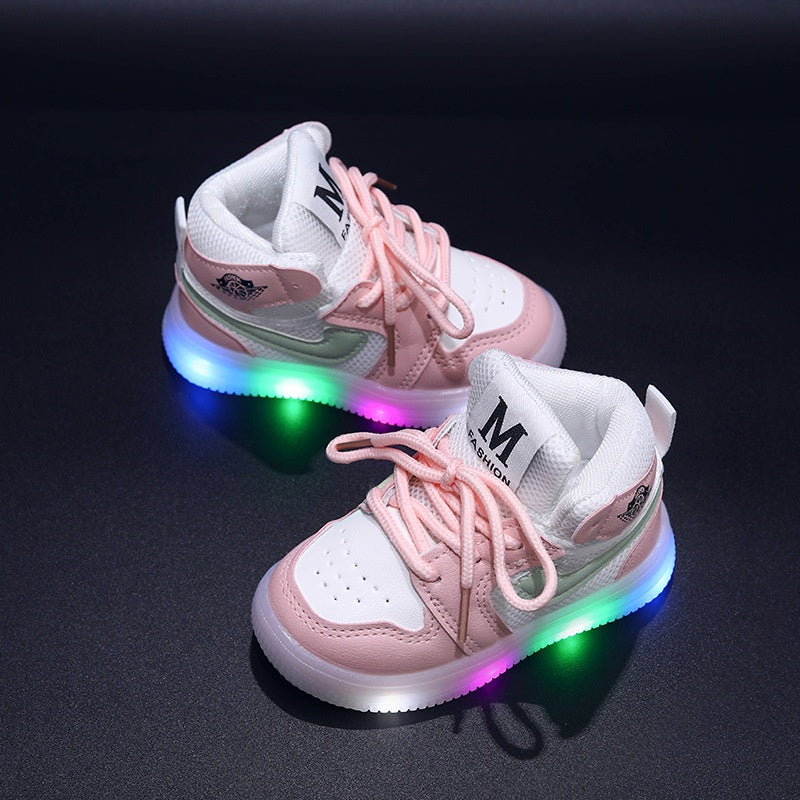 Sepatu EVER Sepatu anak Perempuan Dan Laki-Laki LED Import 21-30