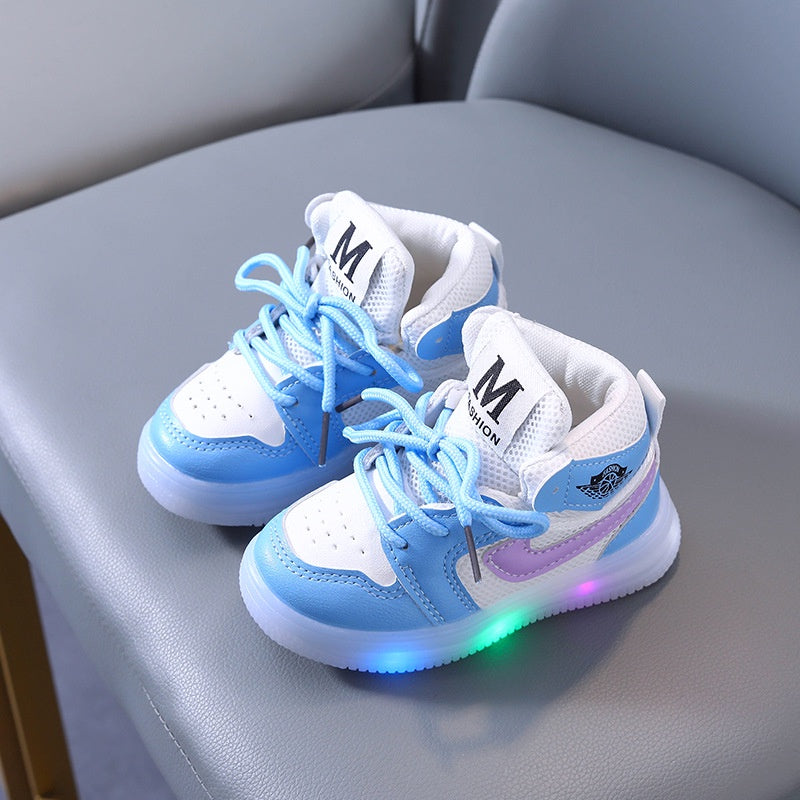 Sepatu EVER Sepatu anak Perempuan Dan Laki-Laki LED Import 21-30