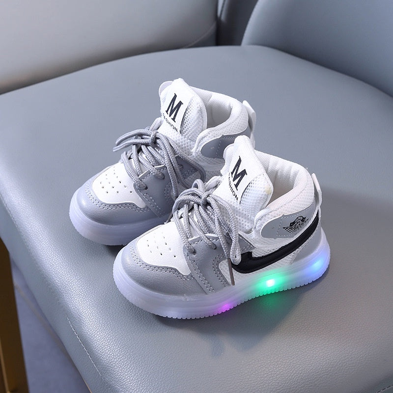 Sepatu EVER Sepatu anak Perempuan Dan Laki-Laki LED Import 21-30