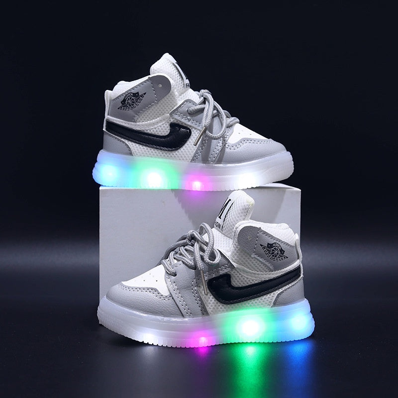 Sepatu EVER Sepatu anak Perempuan Dan Laki-Laki LED Import 21-30