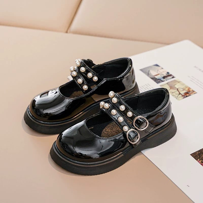 Sepatu GLAM PERLI Pesta Anak Perempuan Import 32-37