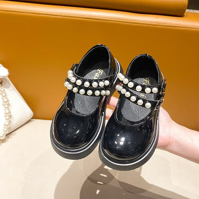 Sepatu GLAM PERLI Pesta Anak Perempuan Import 32-37